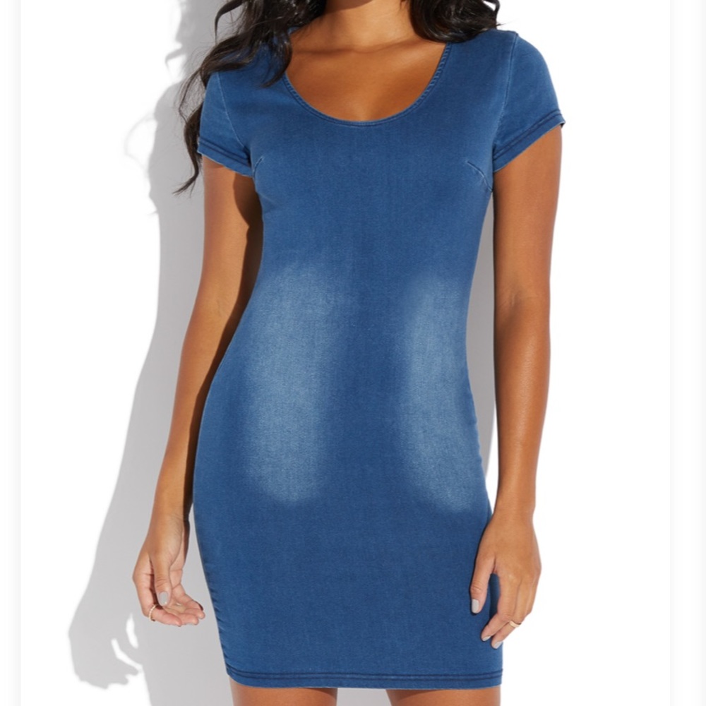 Denim Bodycon Dress